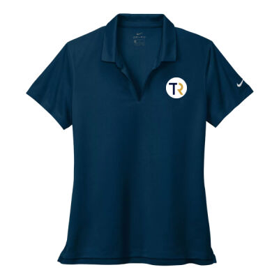 Nike Dri-FIT Pique Polo - Ladies - Navy Thumbnail