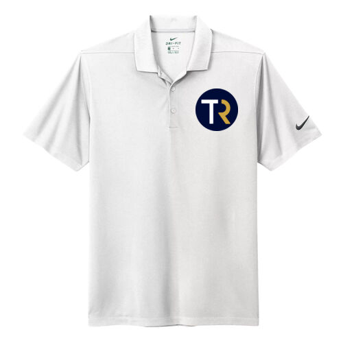 Nike Dri-FIT Pique Polo - White Thumbnail